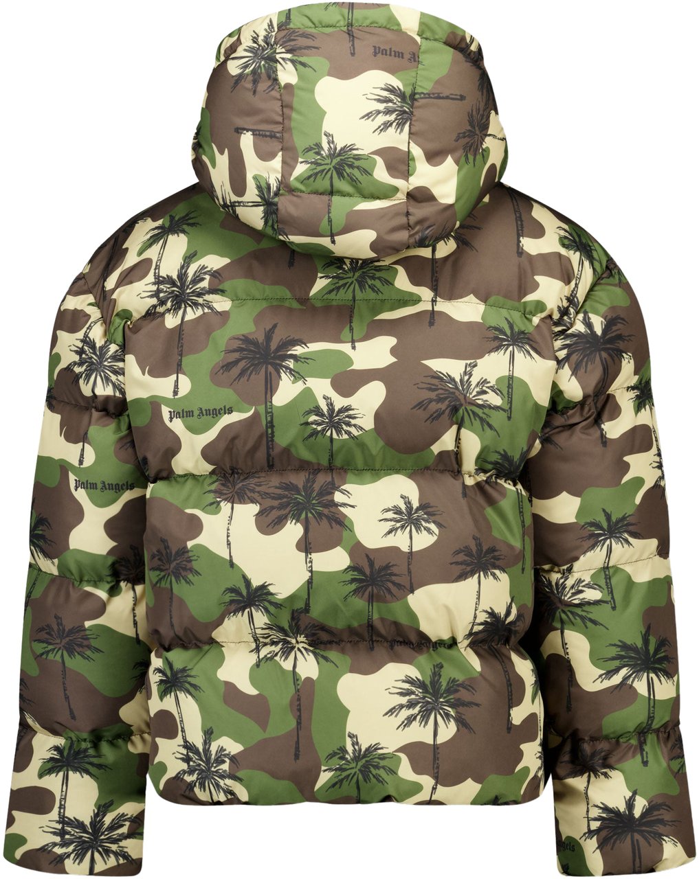 Palm Angels Palm Angels Kinder Jongens Winterjas In Army Groen