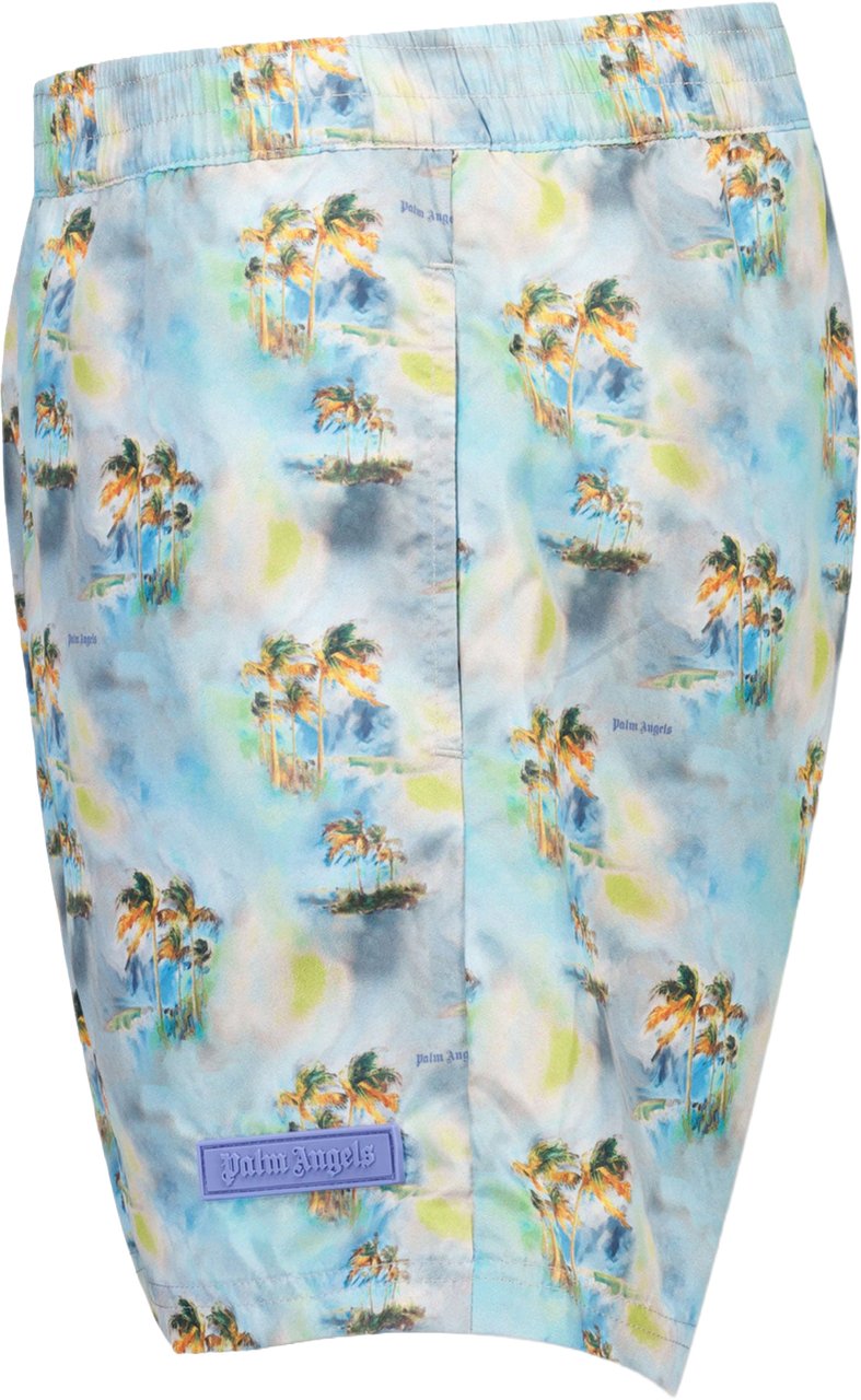 Palm Angels Palm Angels Kinder Jongens Zwemkleding In Licht Blauw Blauw