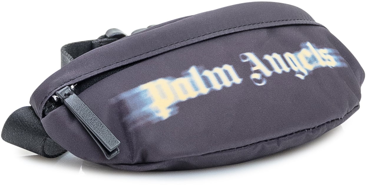 Palm Angels Palm Angels Marsupio Spray Logo Grigio Donkergrijs