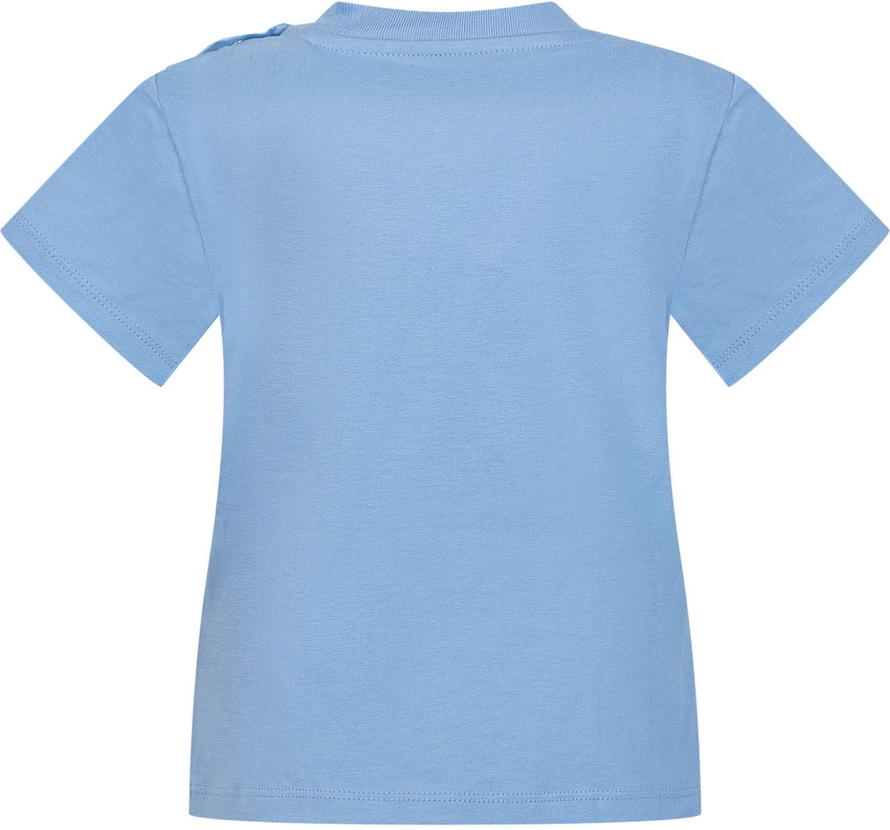 Palm Angels T-shirt con Stampa Spray Orso Lichtblauw