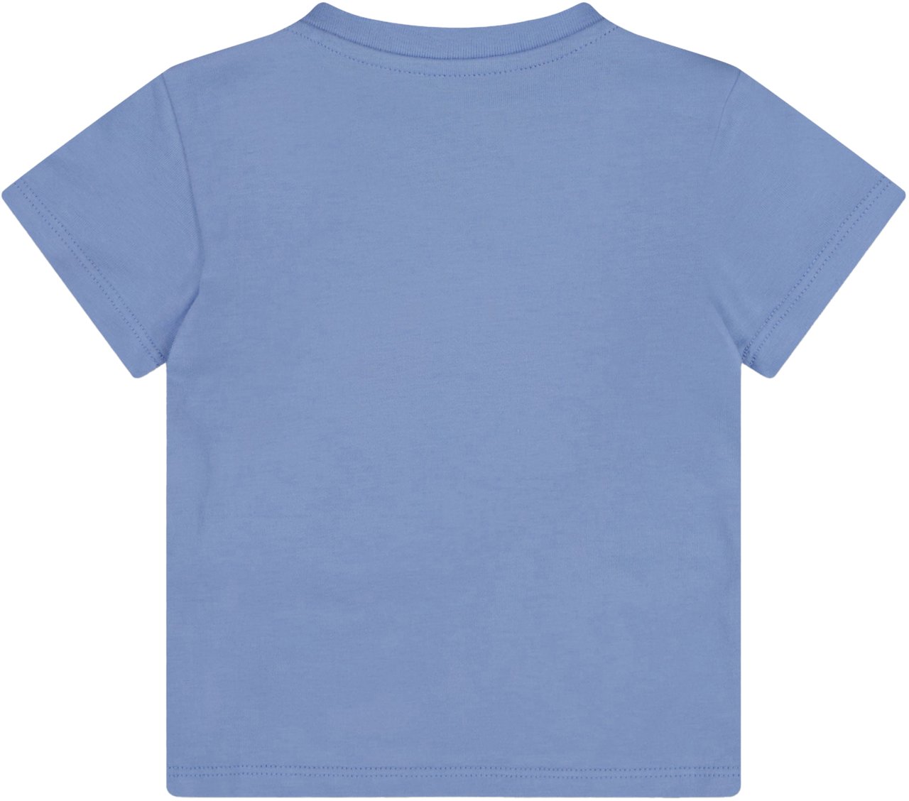 Palm Angels Baby Jongens T-Shirt In Licht Blauw Blauw