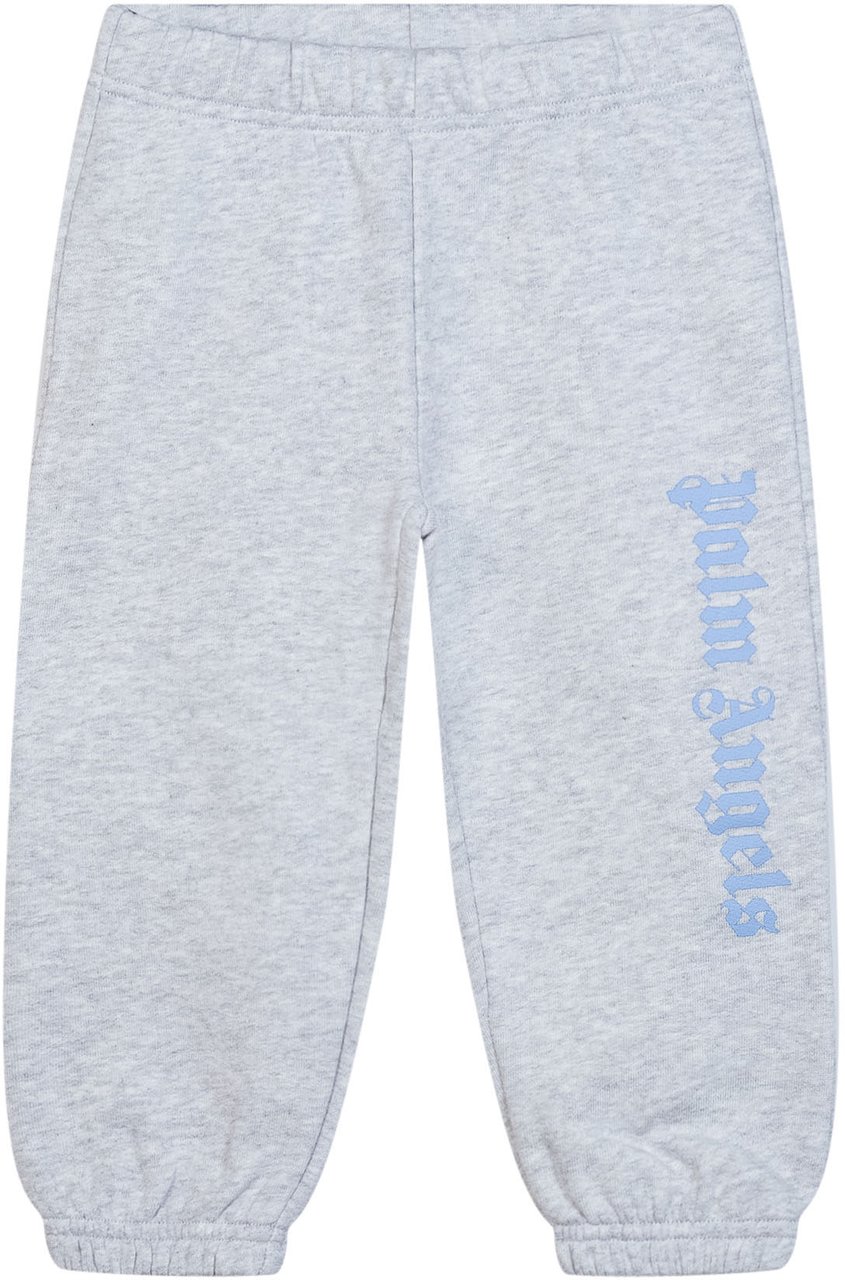 Palm Angels Pantalone Tuta con Stampa Logo Lichtgrijs