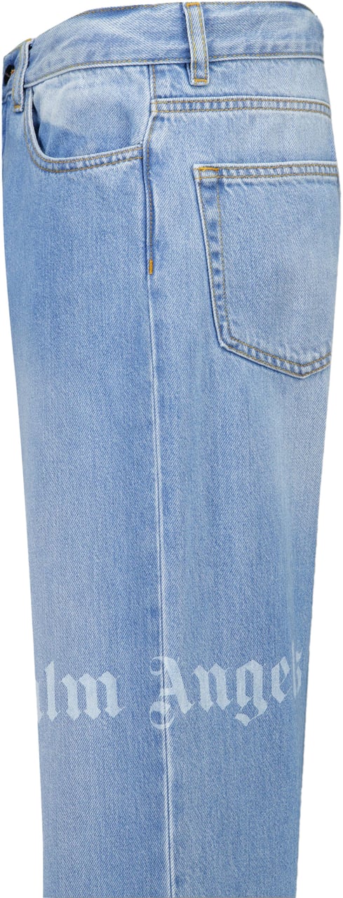 Palm Angels Palm Angels Kinder Jongens Jeans In Licht Blauw Blauw