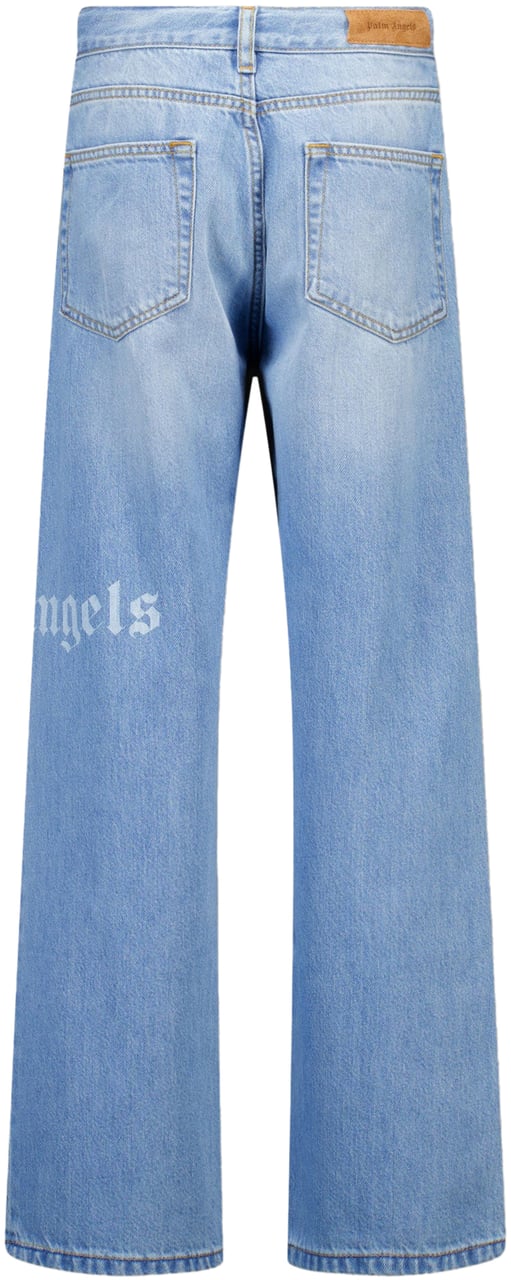 Palm Angels Palm Angels Kinder Jongens Jeans In Licht Blauw Blauw