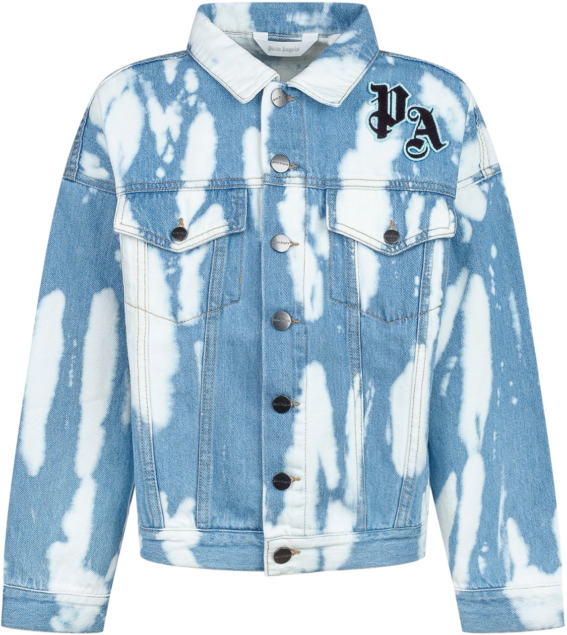 Palm Angels Giubbino Denim Blauw