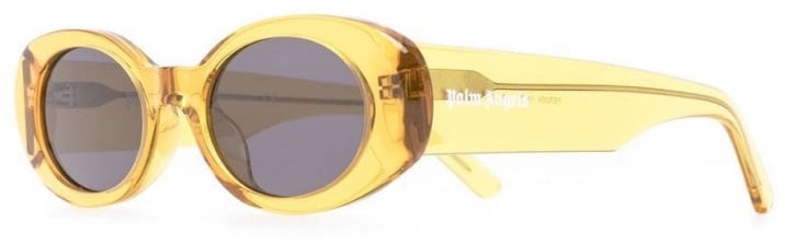 Palm Angels Spirit Oval Sunglasses Geel