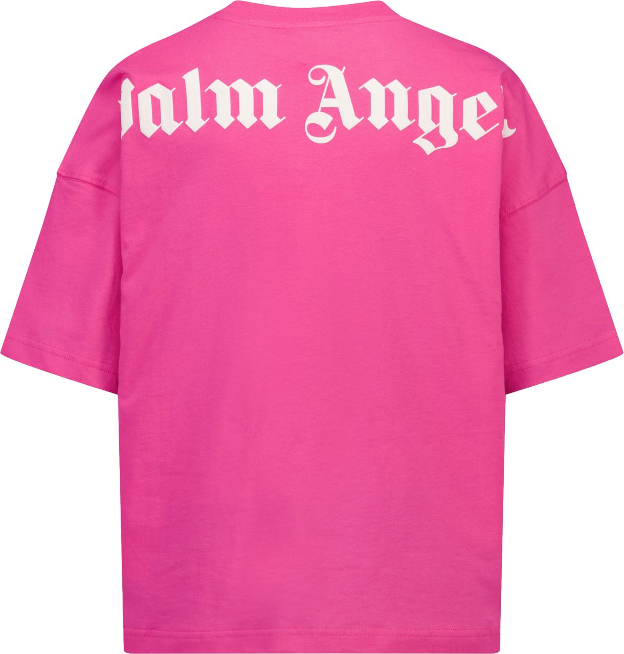 Palm Angels Kinder Meisjes T-Shirt In Fuchsia Roze
