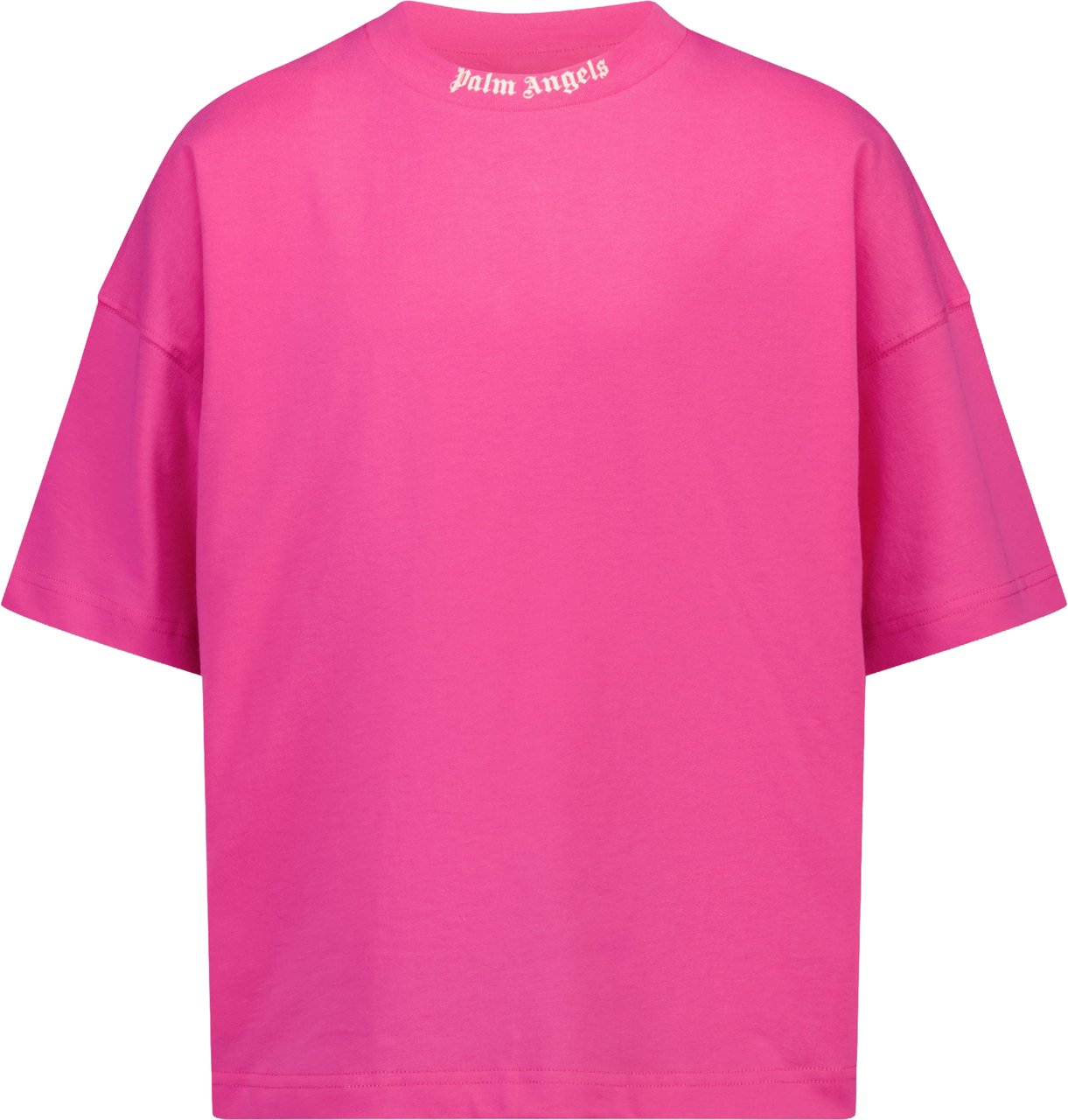 Palm Angels Kinder Meisjes T-Shirt In Fuchsia Roze
