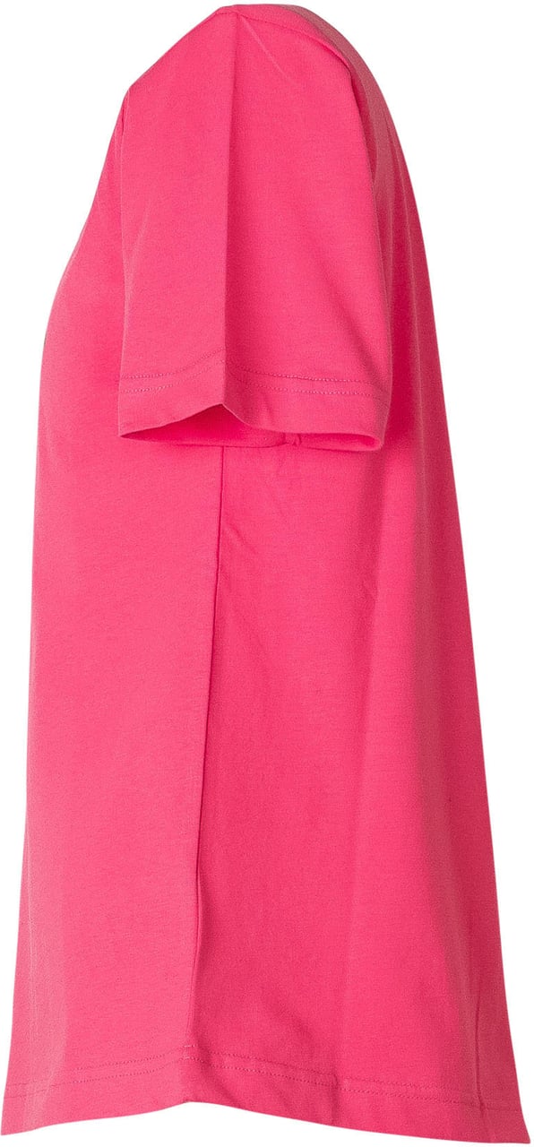 Palm Angels T-shirt in Jersey con Stampa Orso Roze