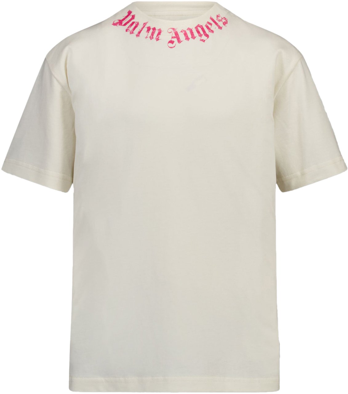Palm Angels Palm Angels Kinder Meisjes T-Shirt In Off White Wit