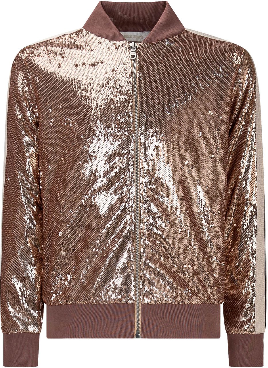 Palm Angels Felpa Paillettes Bruin