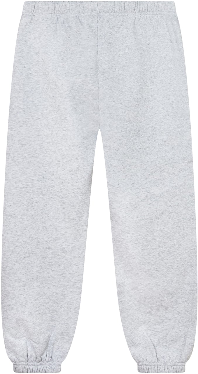 Palm Angels Palm Angels Kids Pantaloni Jogger Grigi con Logo Rosa Grijs