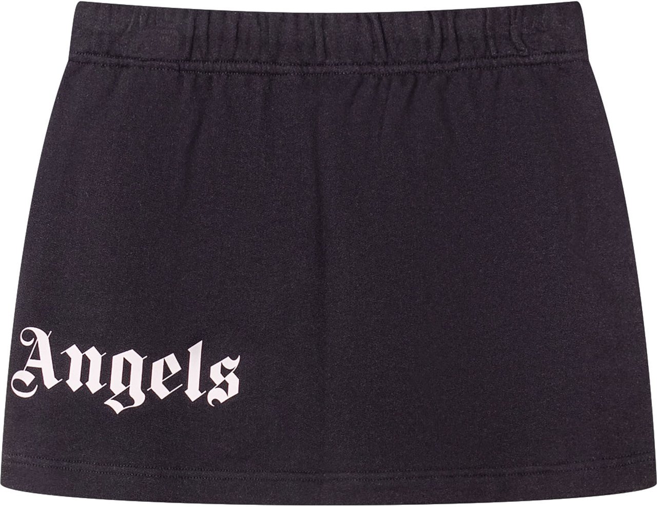 Palm Angels Gonna in Felpa con Logo Laterale Zwart