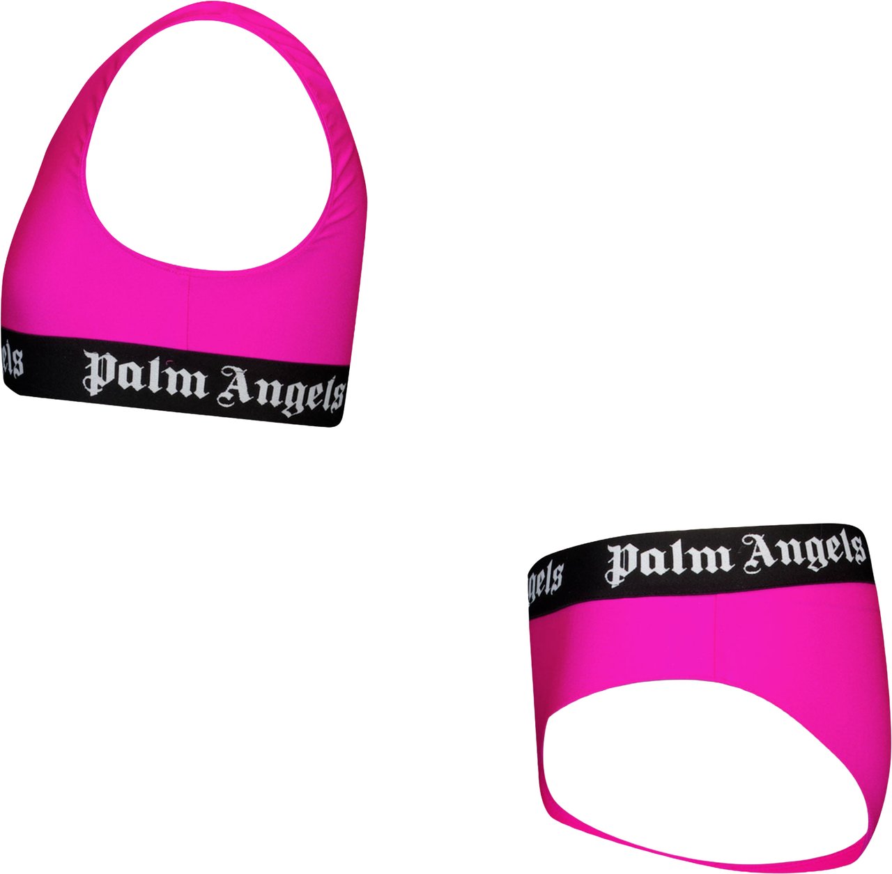 Palm Angels Palm Angels Kinder Meisjes Zwemkleding In Fuchsia Roze