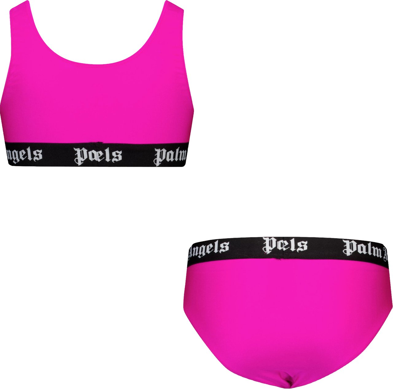 Palm Angels Palm Angels Kinder Meisjes Zwemkleding In Fuchsia Roze