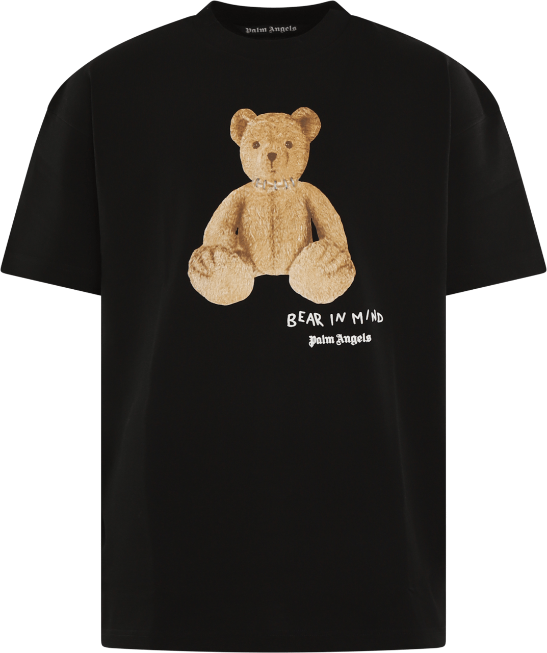 Palm Angels Heren Bear In Mind T-Shirt Zwart Zwart