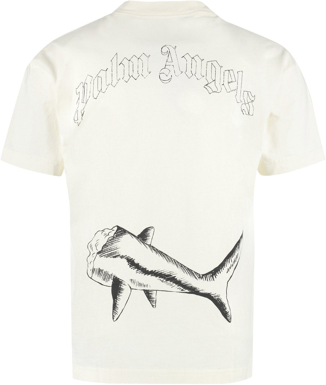 Palm Angels Cotton crew-neck T-shirt Neutraal