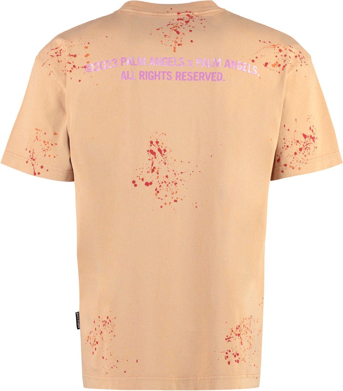 Palm Angels Cotton crew-neck T-shirt Neutraal