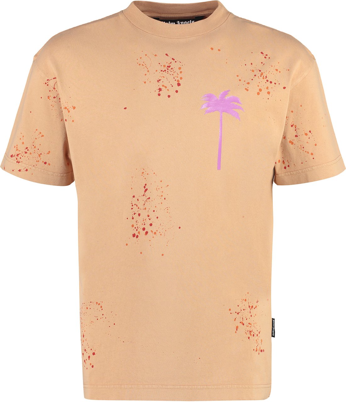 Palm Angels Cotton crew-neck T-shirt Neutraal