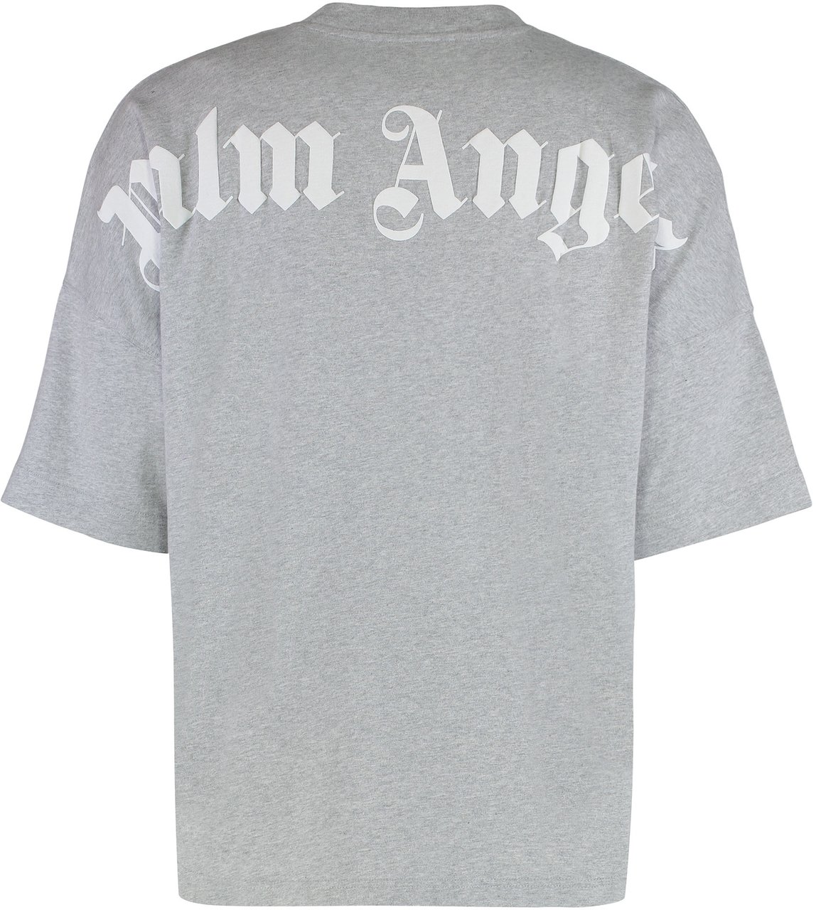 Palm Angels Crew neck T-shirt in cotton Grijs