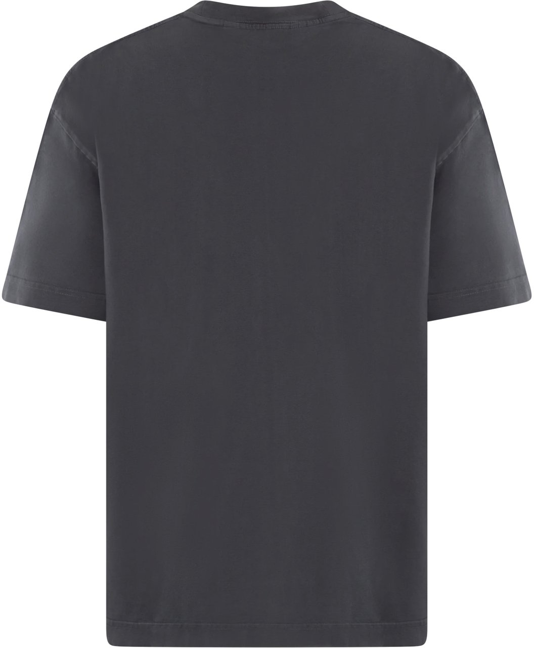 Palm Angels Heren Cracked Logo T-Shirt Dk Grey Grijs