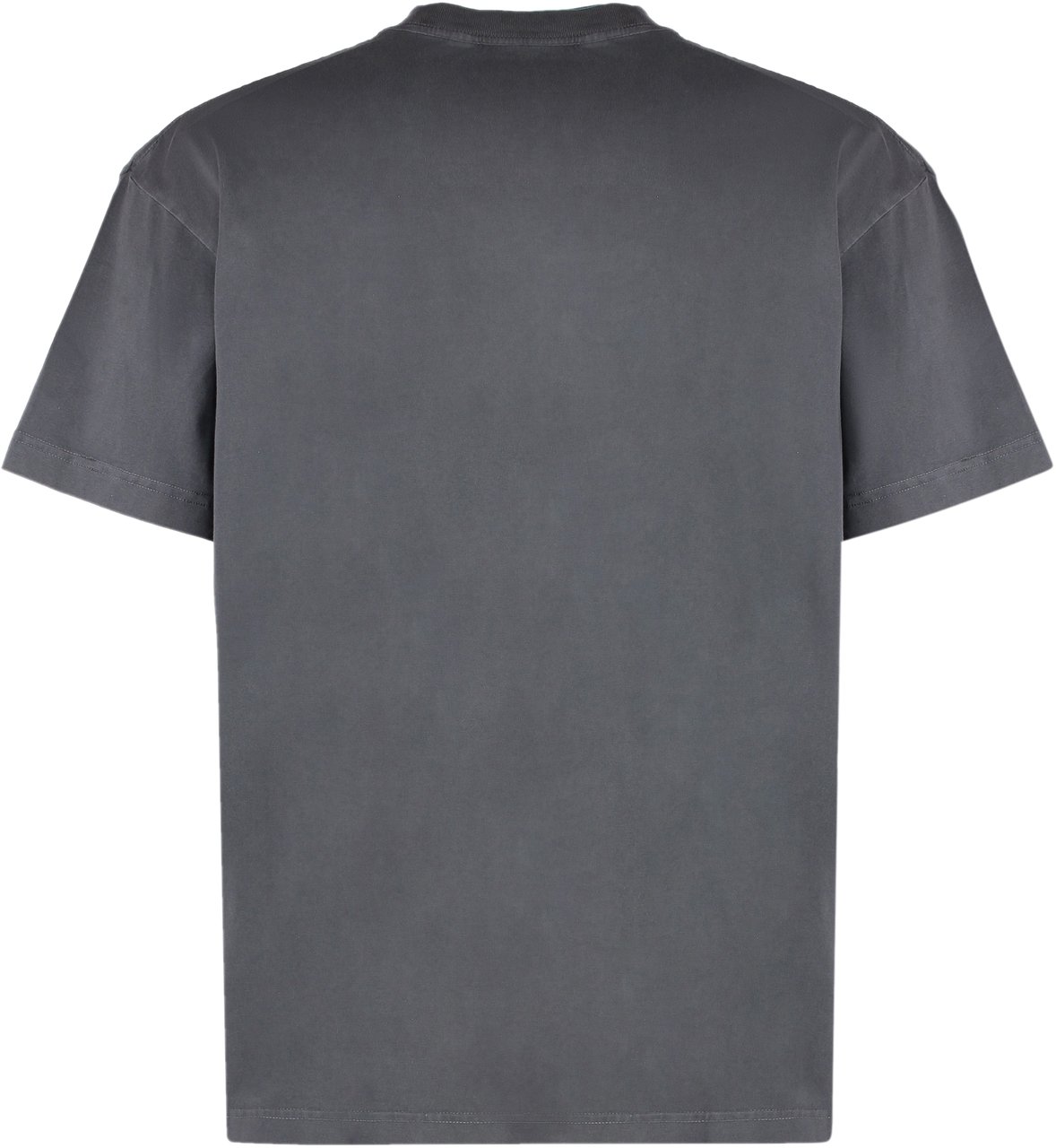 Palm Angels Cotton crew-neck T-shirt Grijs