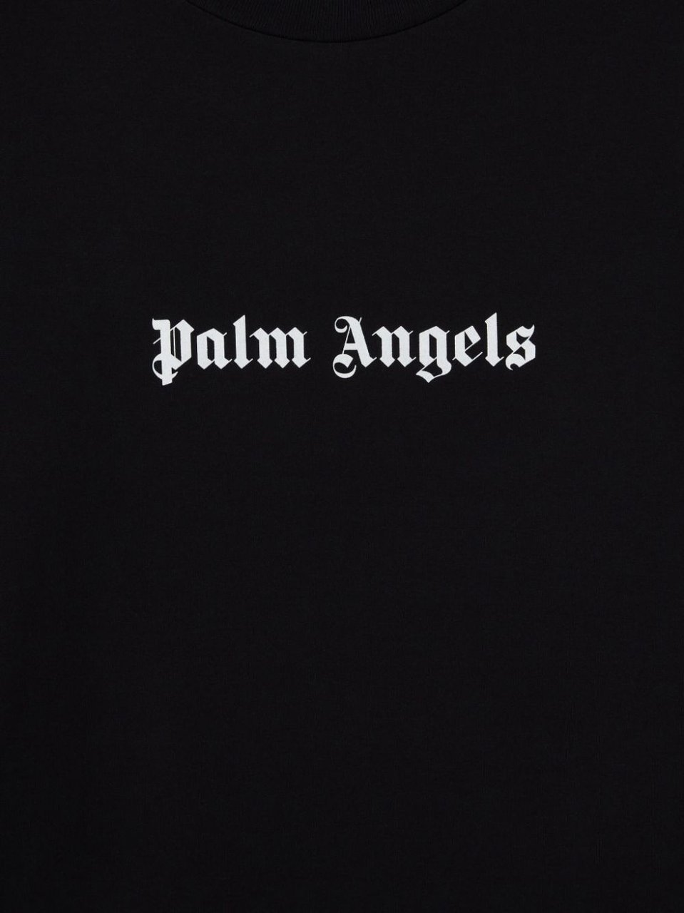 Palm Angels Palm Angels T-shirt E Polo Nero E Bianco Zwart