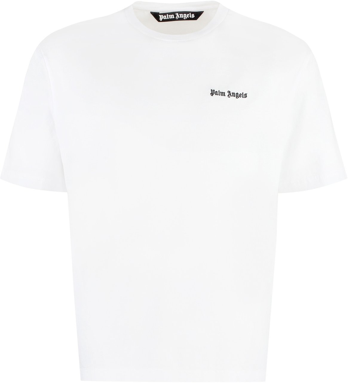 Palm Angels Cotton crew-neck T-shirt Wit