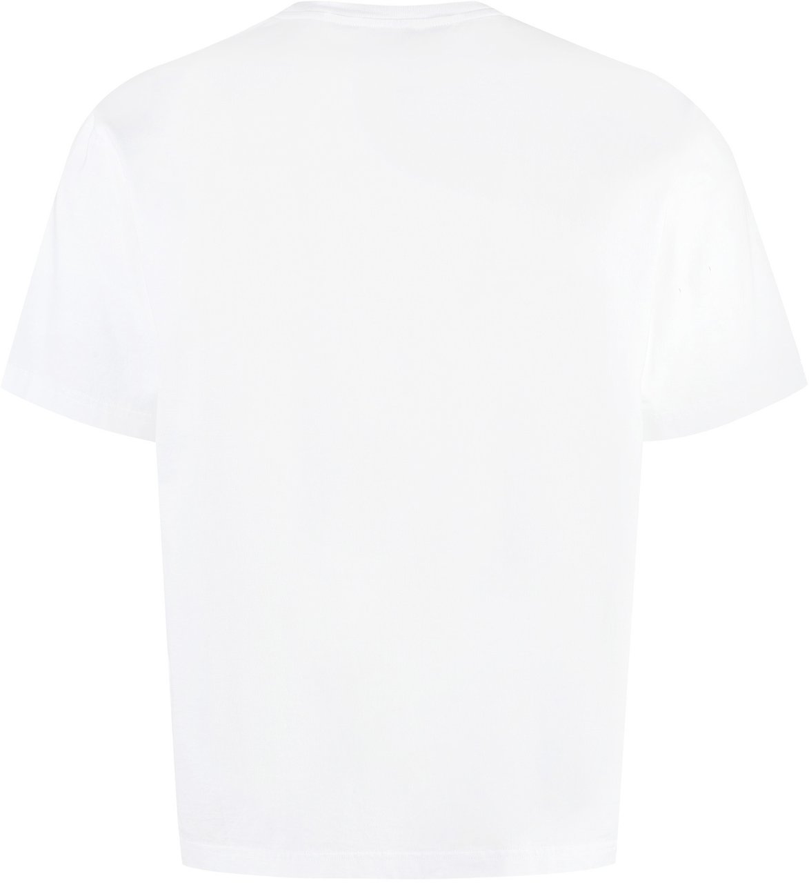Palm Angels Cotton crew-neck T-shirt Wit