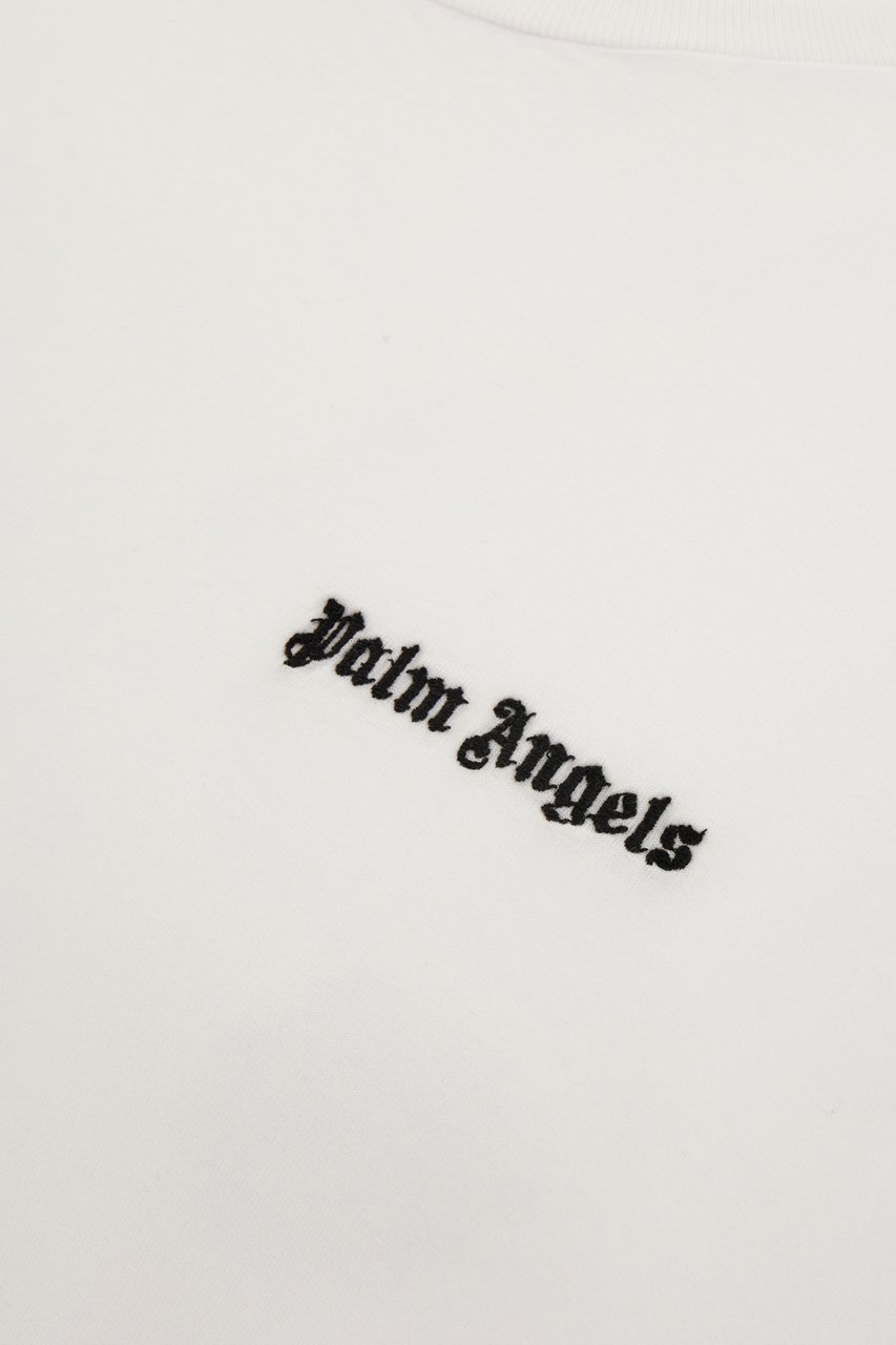 Palm Angels Palm Angels White cotton t-shirt Wit
