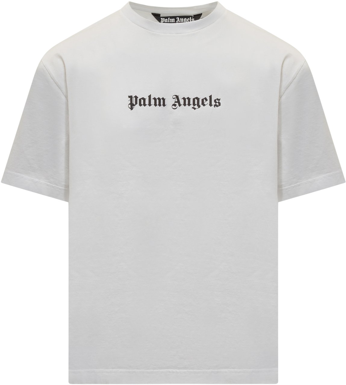 Palm Angels T-Shirt con Logo Wit