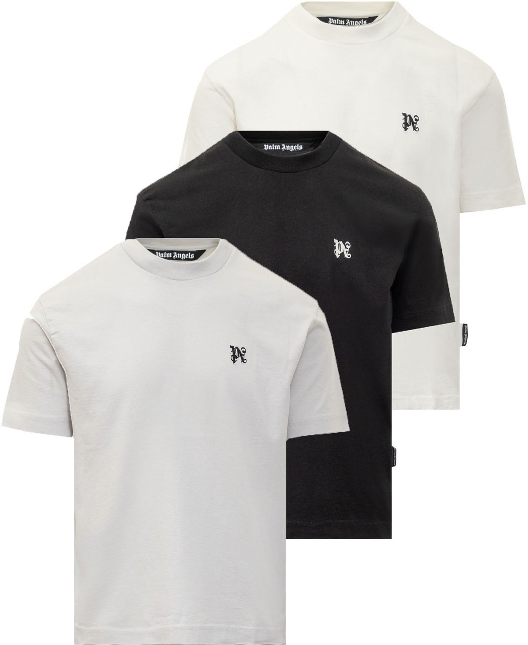 Palm Angels Set 3 Pezzi T-Shirt Monogram Divers
