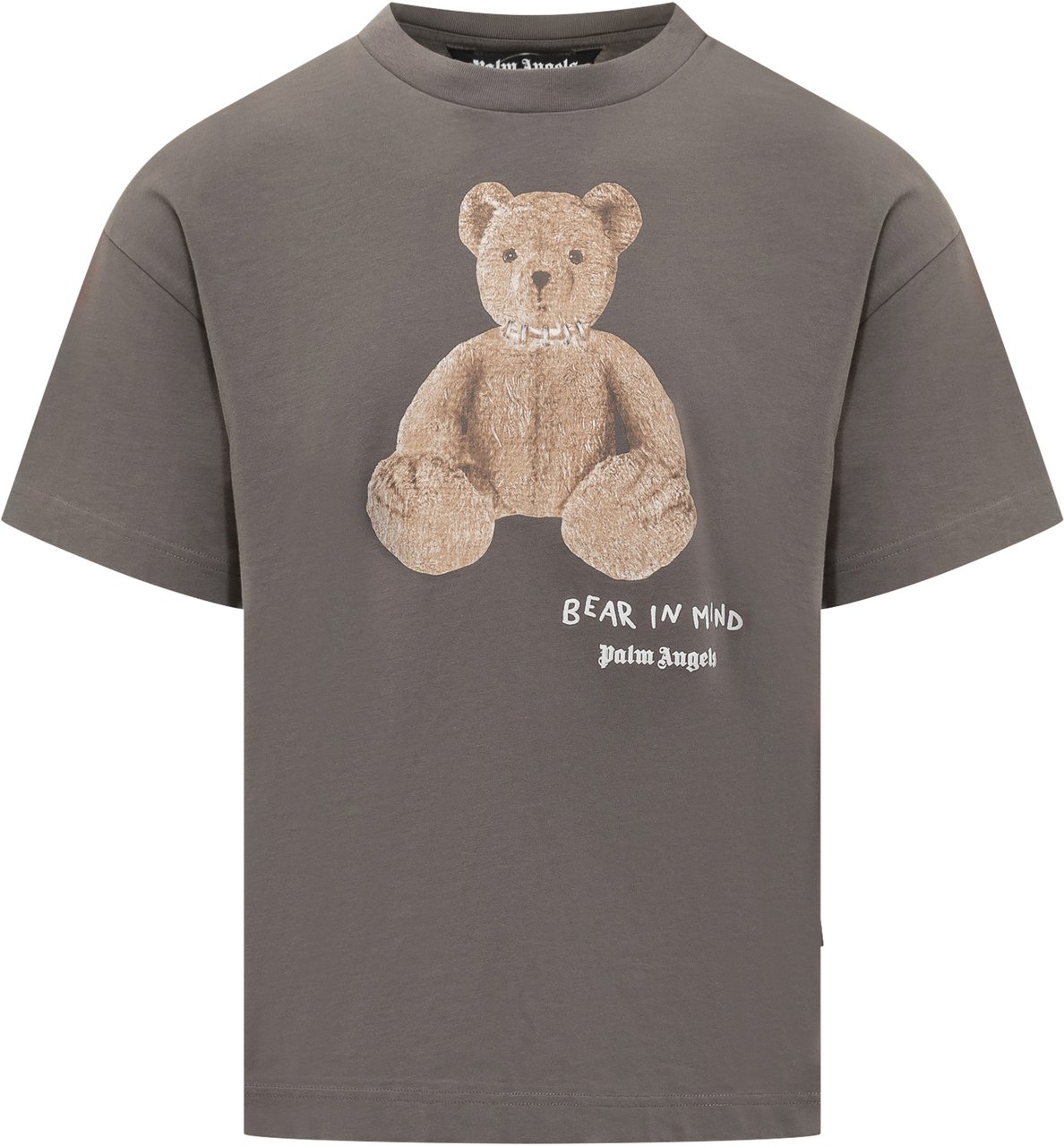 Palm Angels Palm Angels T-Shirt Bear In Mind Grijs