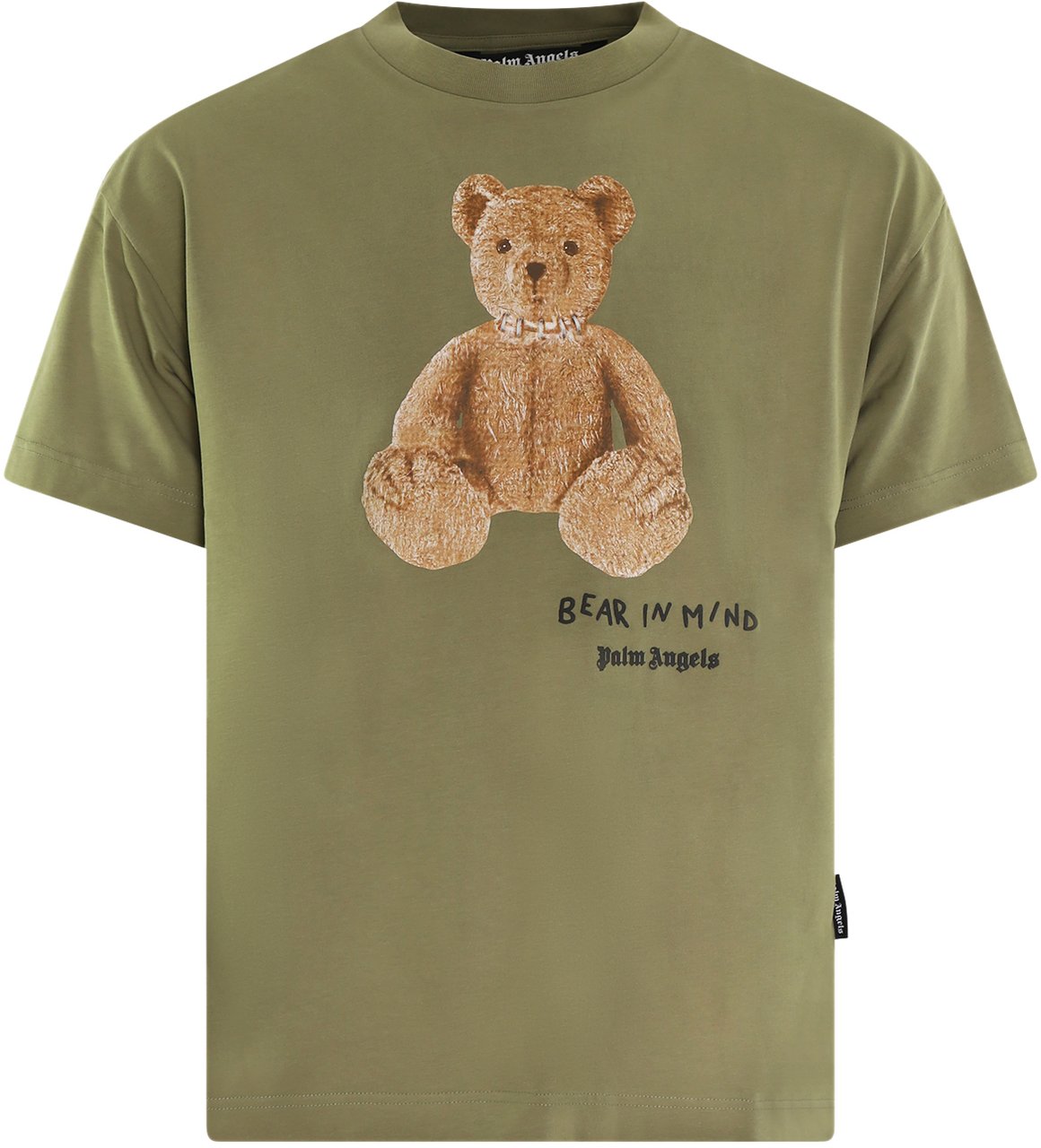 Palm Angels Heren Bear in Mind T-Shirt Groen Groen