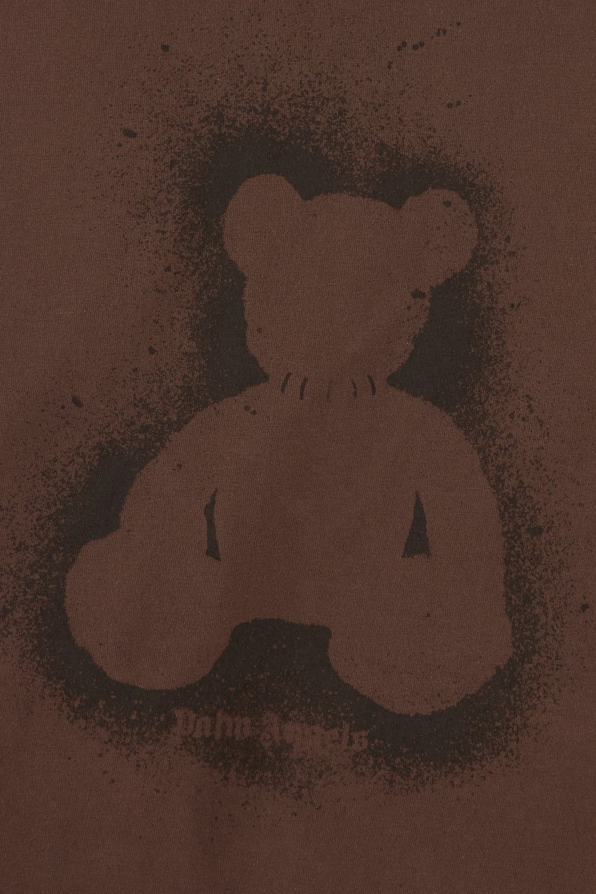 Palm Angels Palm Angels Chocolate cotton t-shirt Bruin