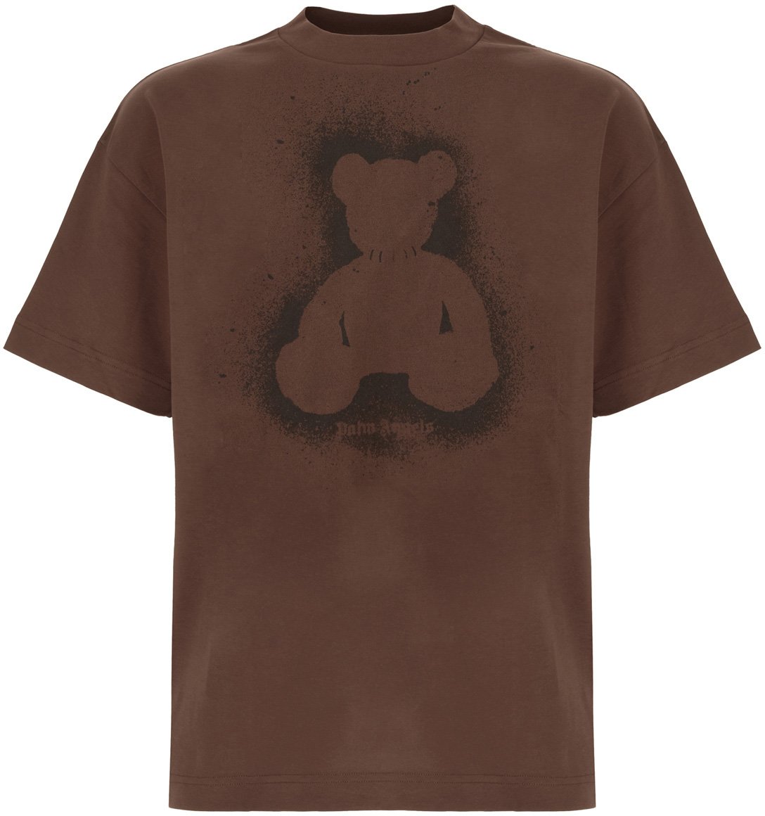 Palm Angels Palm Angels Chocolate cotton t-shirt Bruin