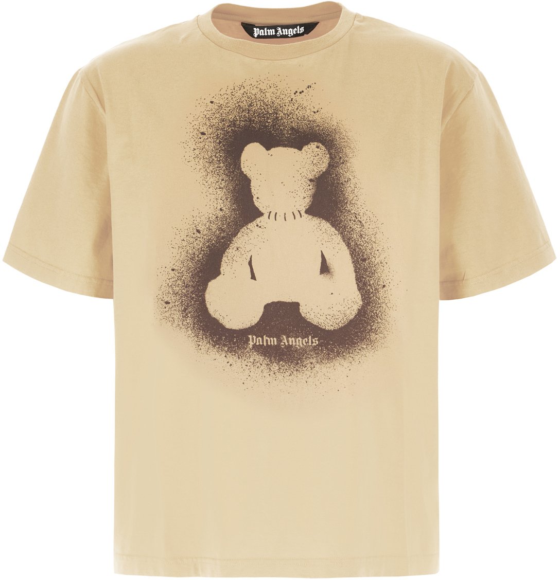 Palm Angels Palm Angels Cappuccino cotton t-shirt Beige