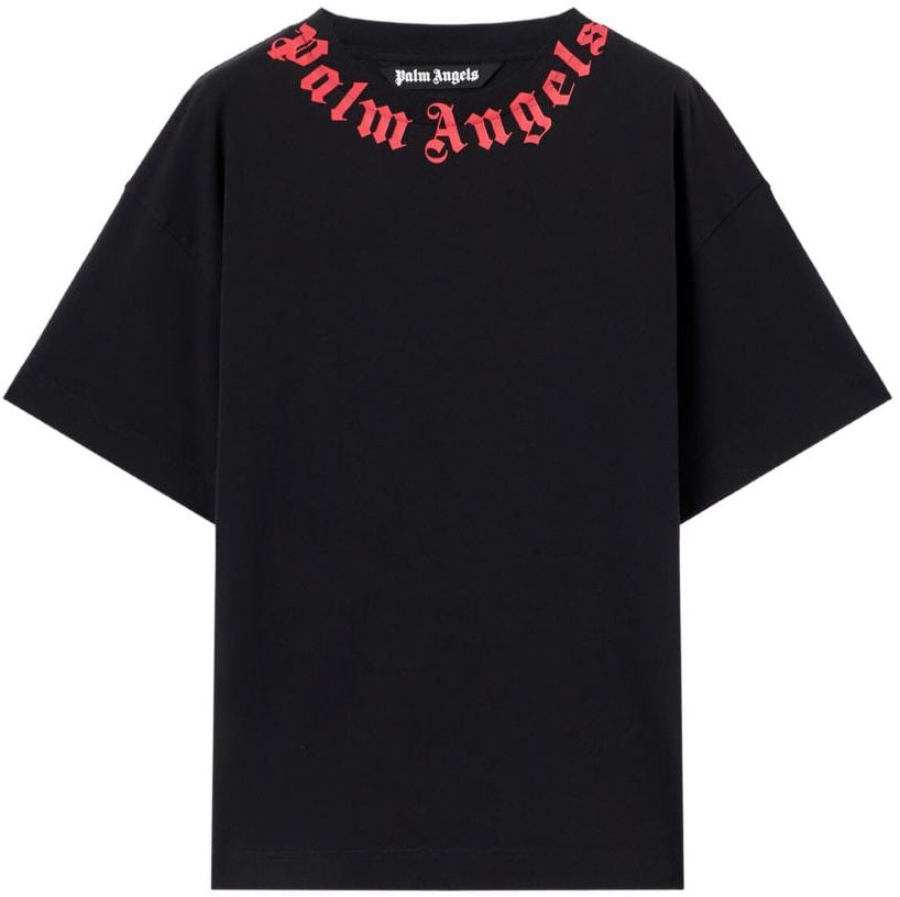 Palm Angels T-Shirts And Polos Black Zwart