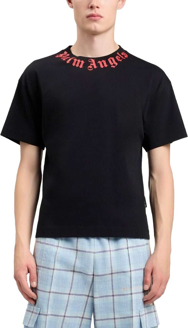 Palm Angels T-Shirts And Polos Black Zwart