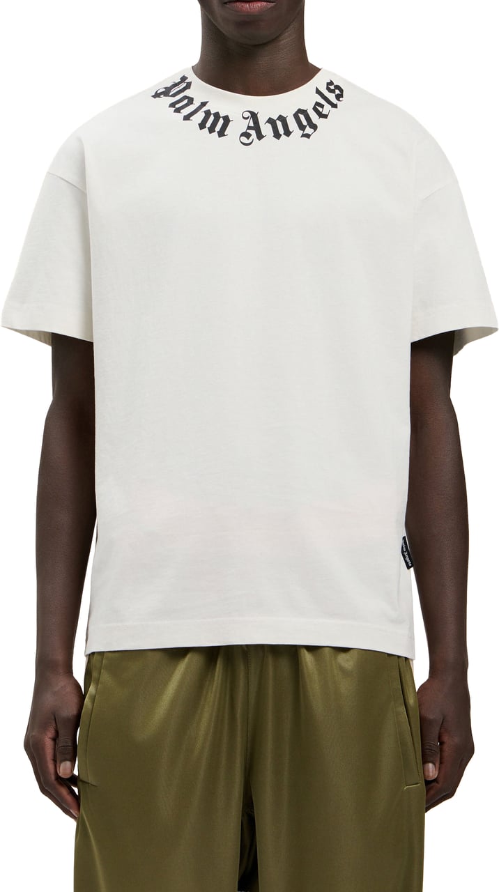 Palm Angels T-Shirts And Polos Off White Black Wit