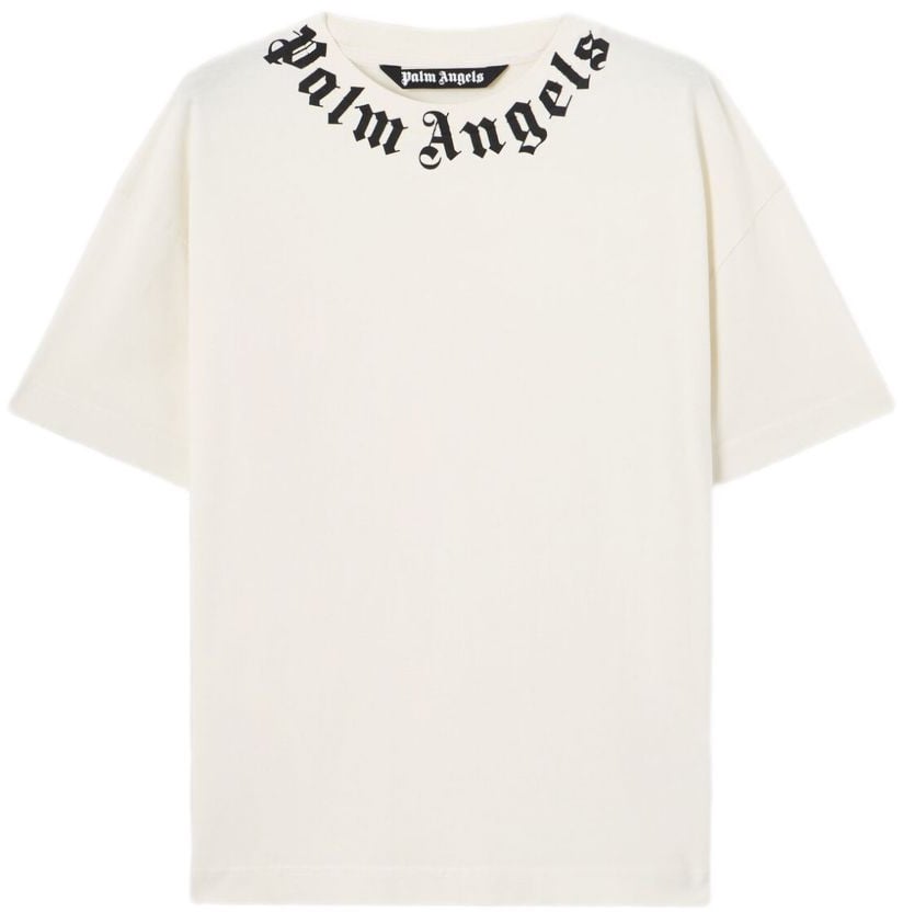 Palm Angels T-Shirts And Polos Off White Black Wit