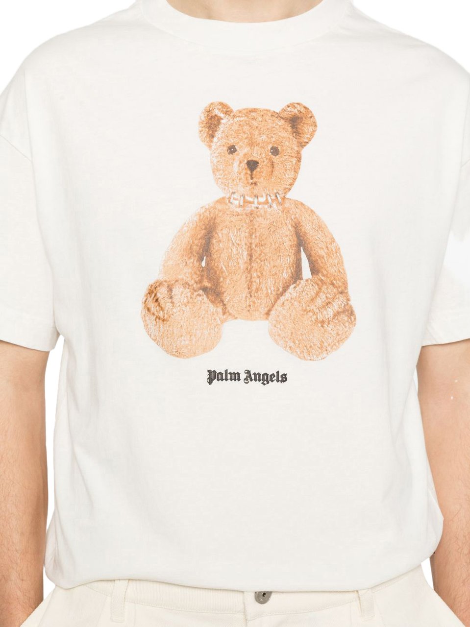 Palm Angels T-Shirts And Polos Bianco Wit