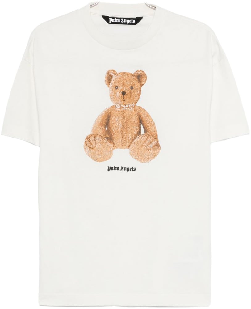 Palm Angels T-Shirts And Polos Bianco Wit