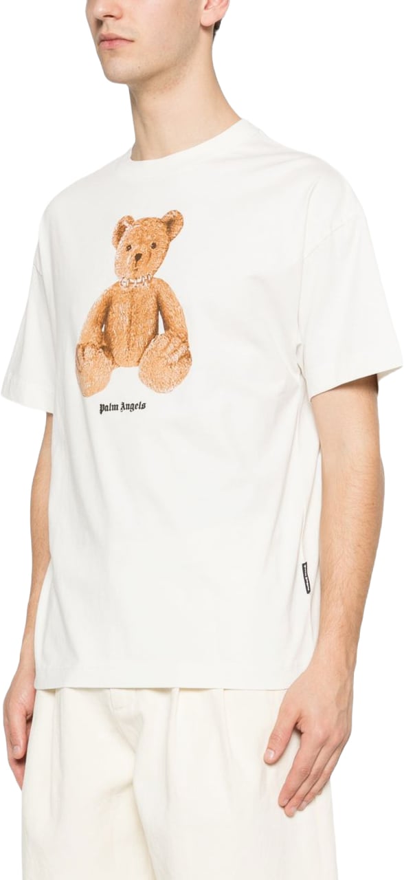 Palm Angels T-Shirts And Polos Bianco Wit