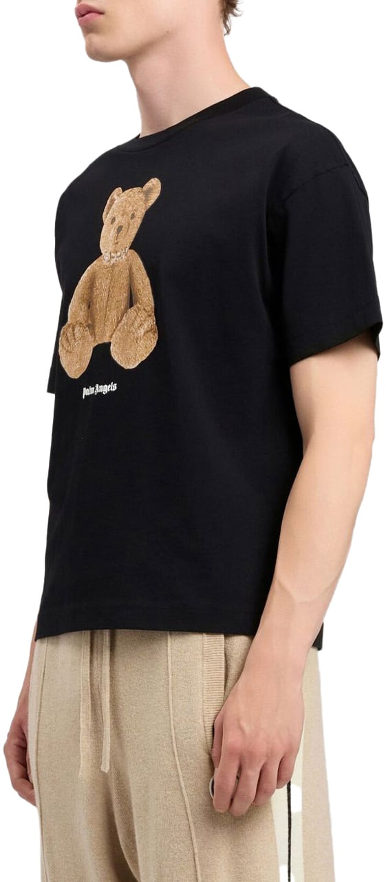 Palm Angels T-Shirts And Polos Black Zwart