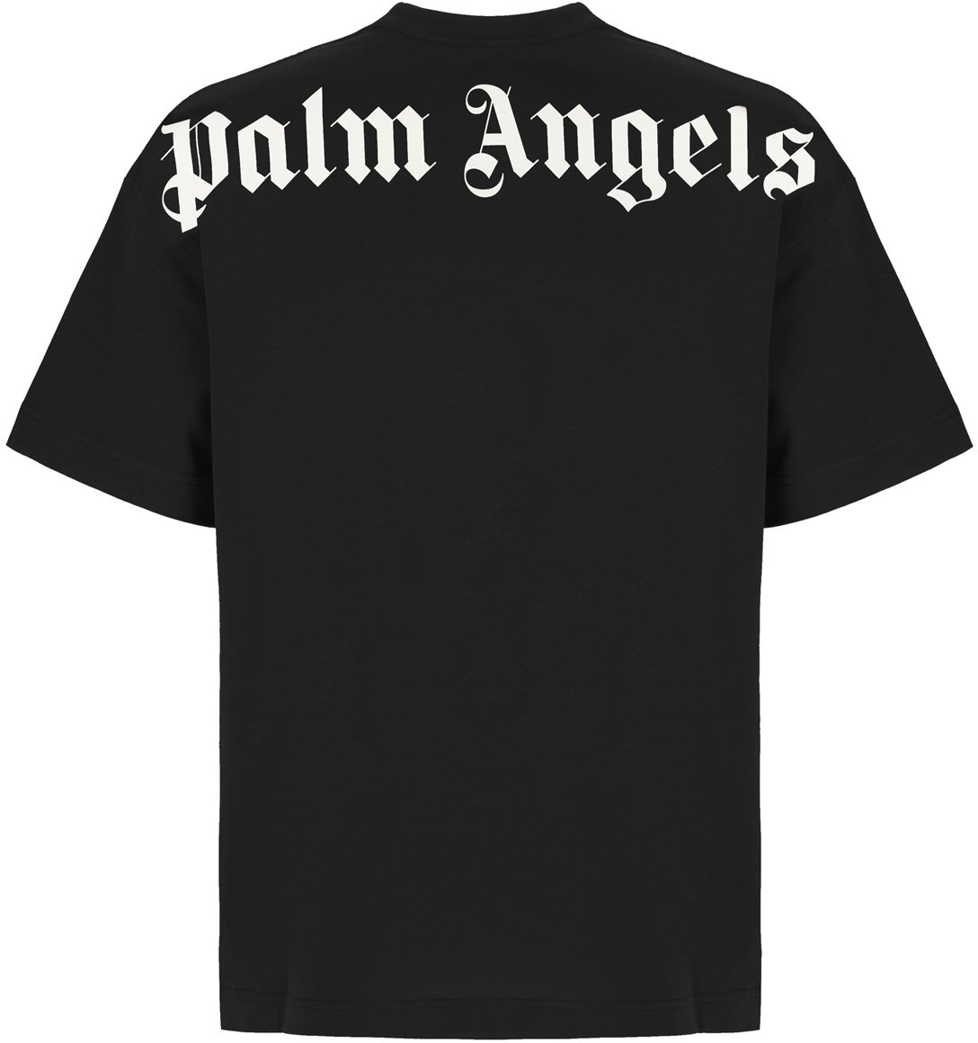 Palm Angels Palm Angels Black cotton t-shirt Zwart