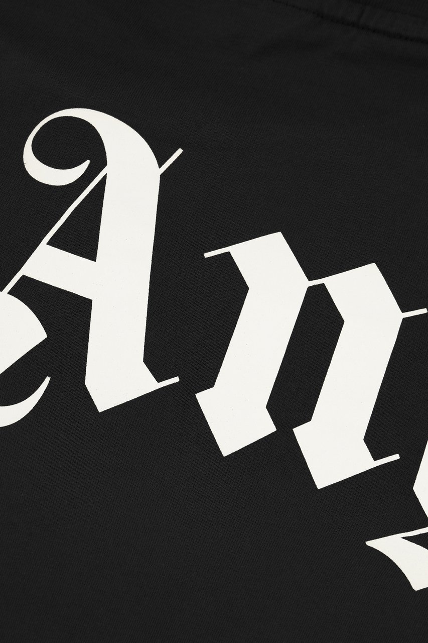 Palm Angels Palm Angels Black cotton t-shirt Zwart
