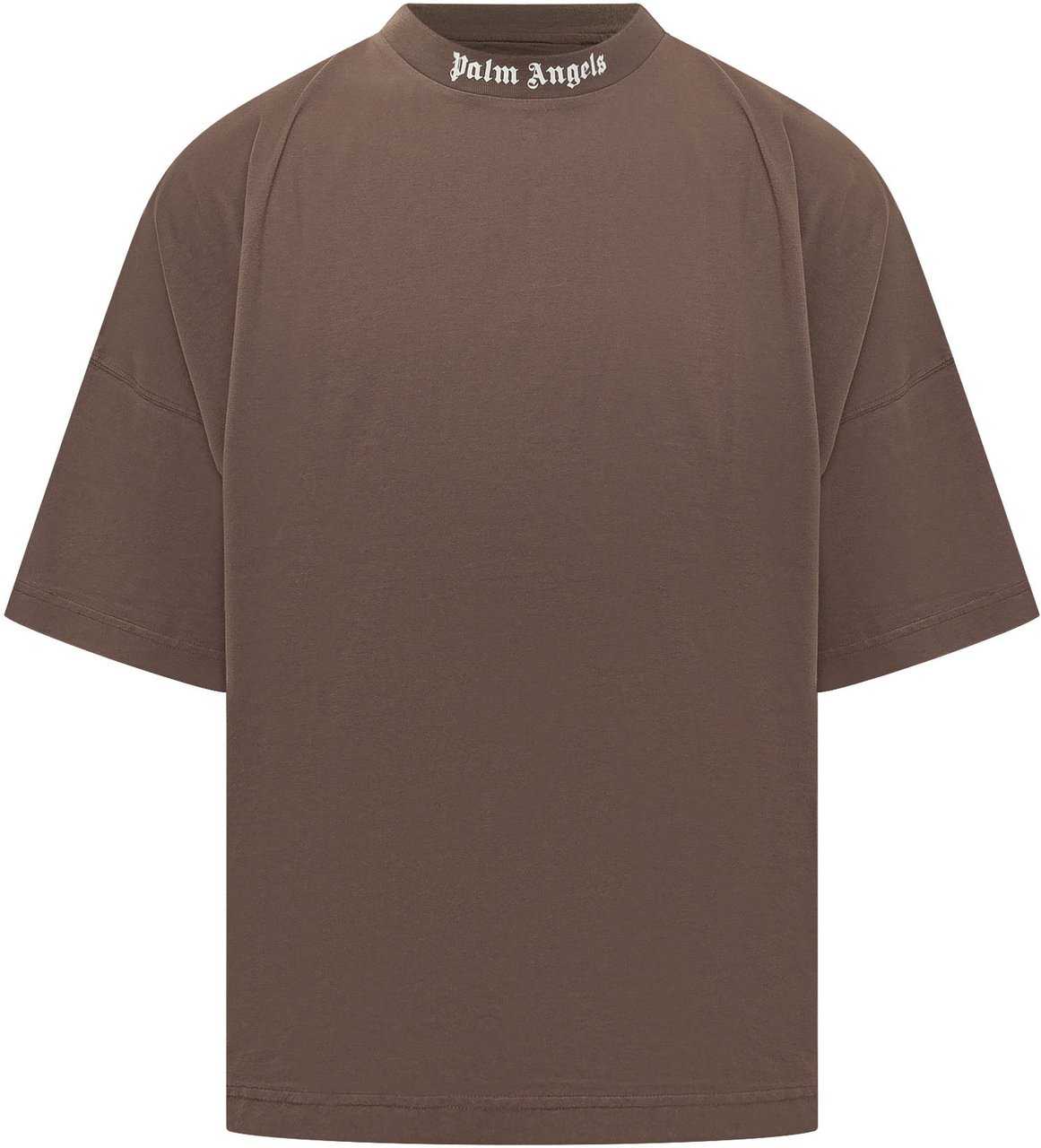 Palm Angels T-Shirts And Polos Brown Off White Bruin