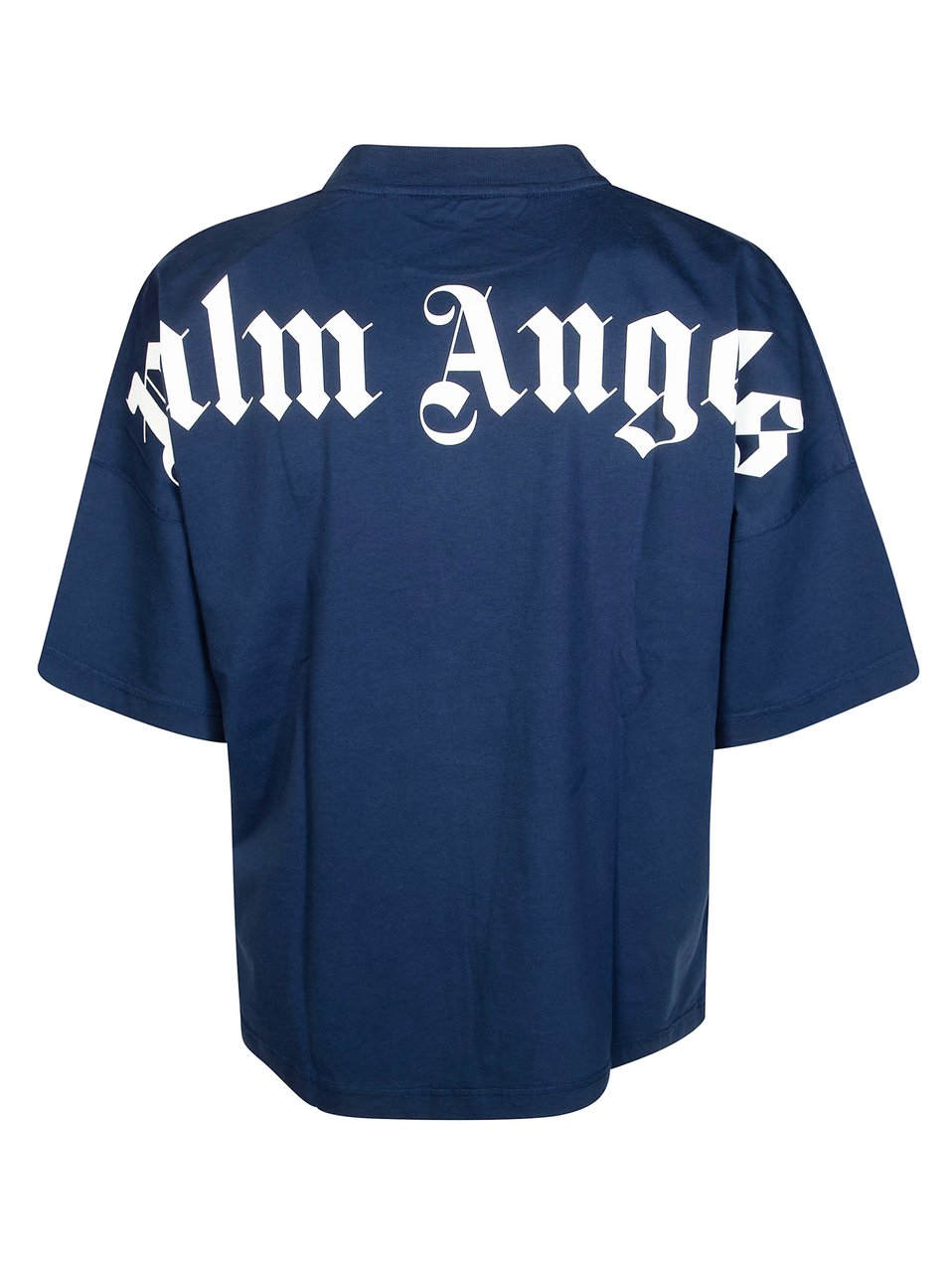 Palm Angels Deep Navy Classic Logo Over T-Shirt Groen