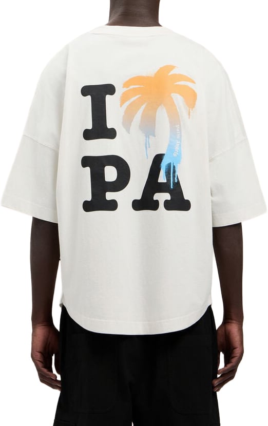 Palm Angels T-Shirts And Polos Off White Black Wit